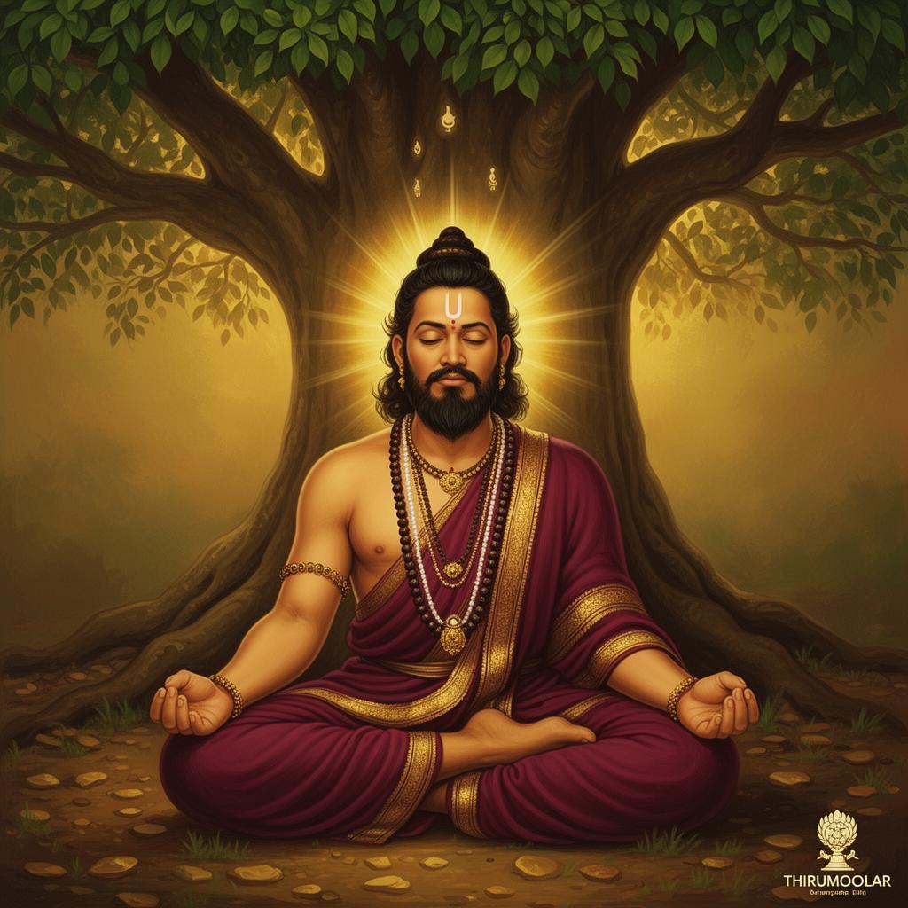 Thirumoolar Siddhar in meditation